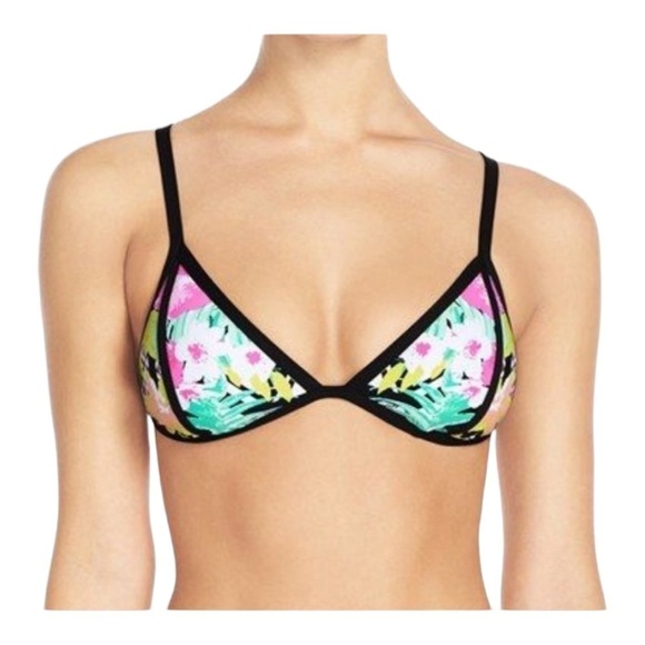 Bikini Lab It Takes Hue Triangle Bikini Top NWT - Picture 1 of 7